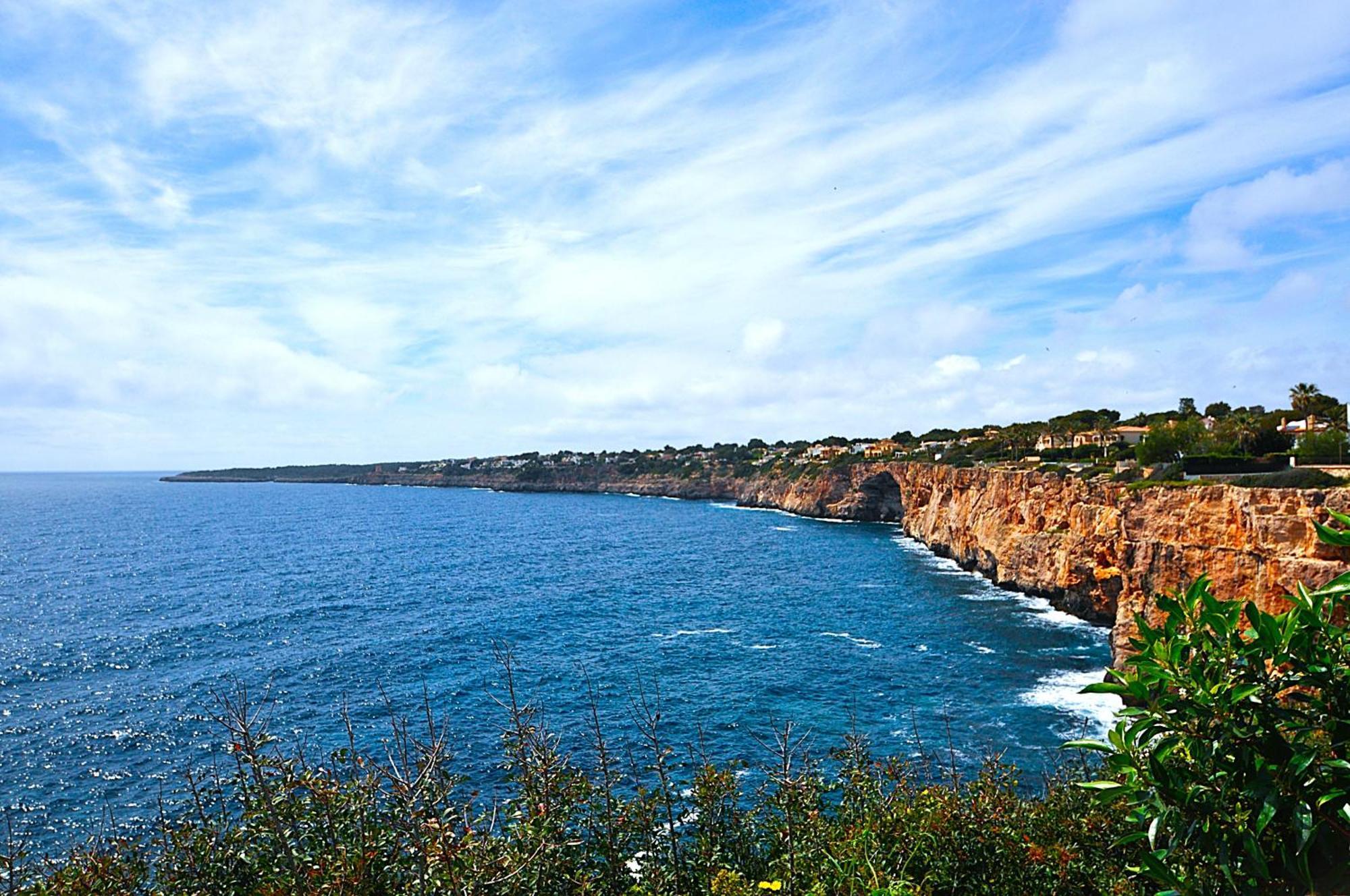 Villa Helios Villa En Cala Pi Con Vistas Despejadas Bagian luar foto