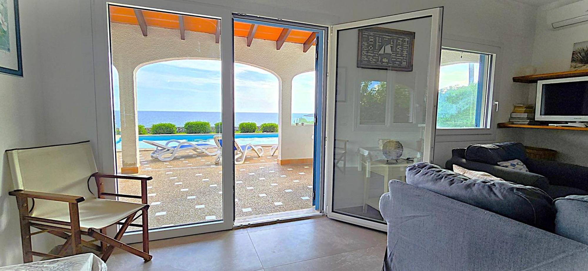 Villa Helios Villa En Cala Pi Con Vistas Despejadas Bagian luar foto