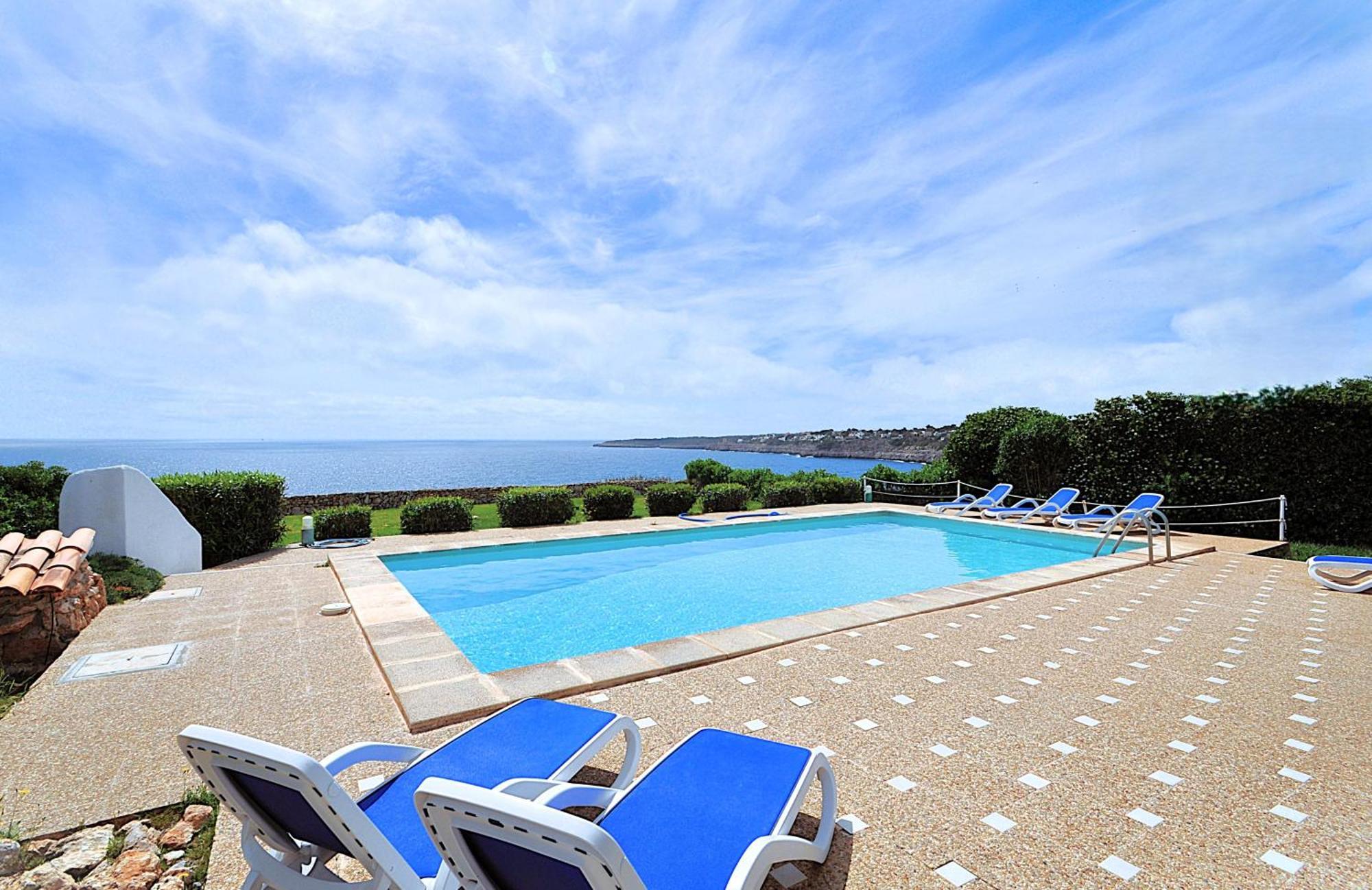 Villa Helios Villa En Cala Pi Con Vistas Despejadas Bagian luar foto
