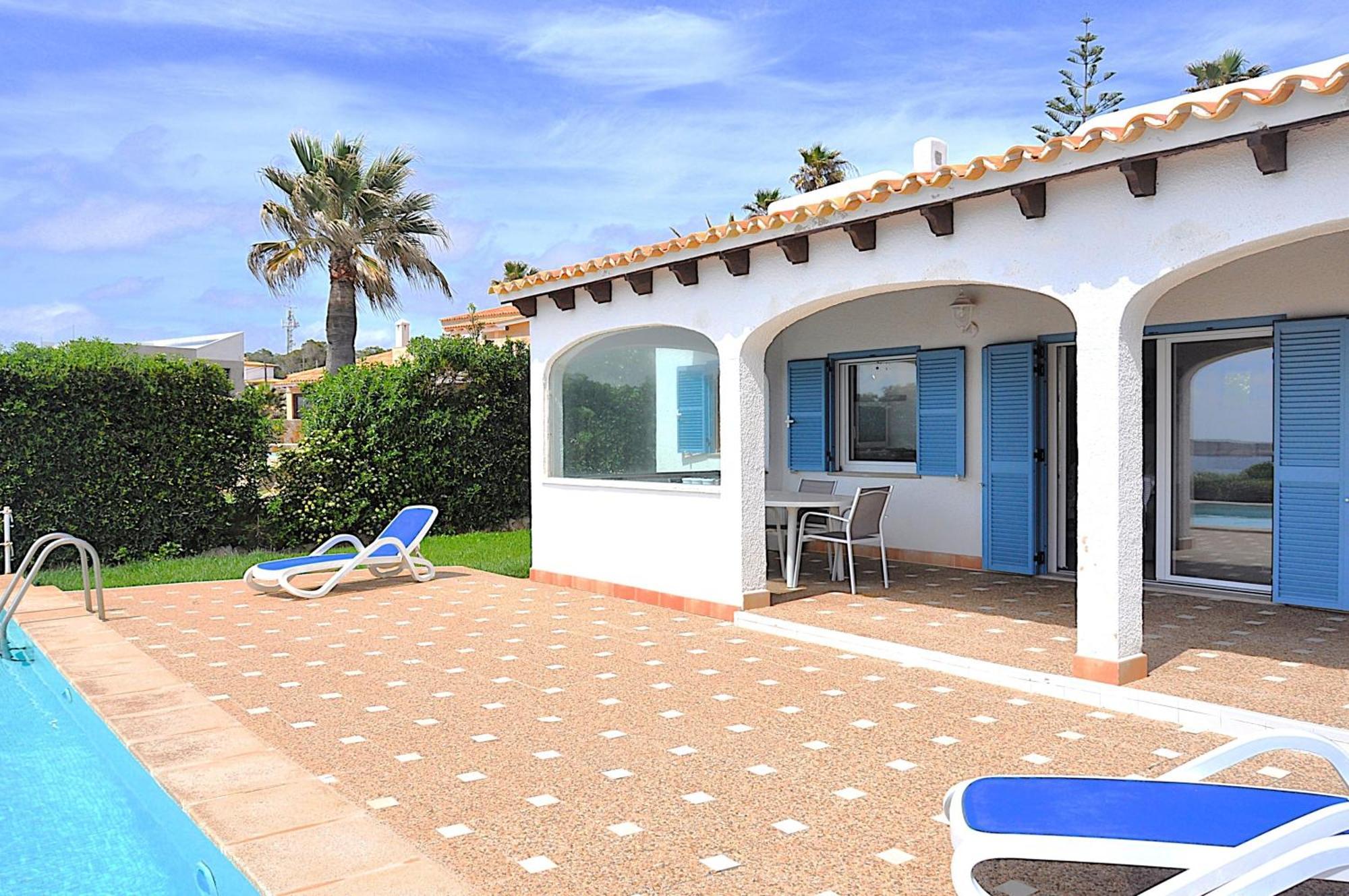 Villa Helios Villa En Cala Pi Con Vistas Despejadas Bagian luar foto