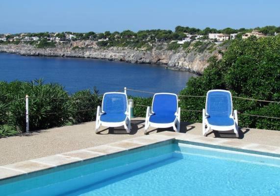 Villa Helios Villa En Cala Pi Con Vistas Despejadas Bagian luar foto