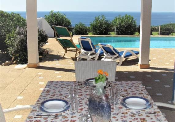 Villa Helios Villa En Cala Pi Con Vistas Despejadas Bagian luar foto